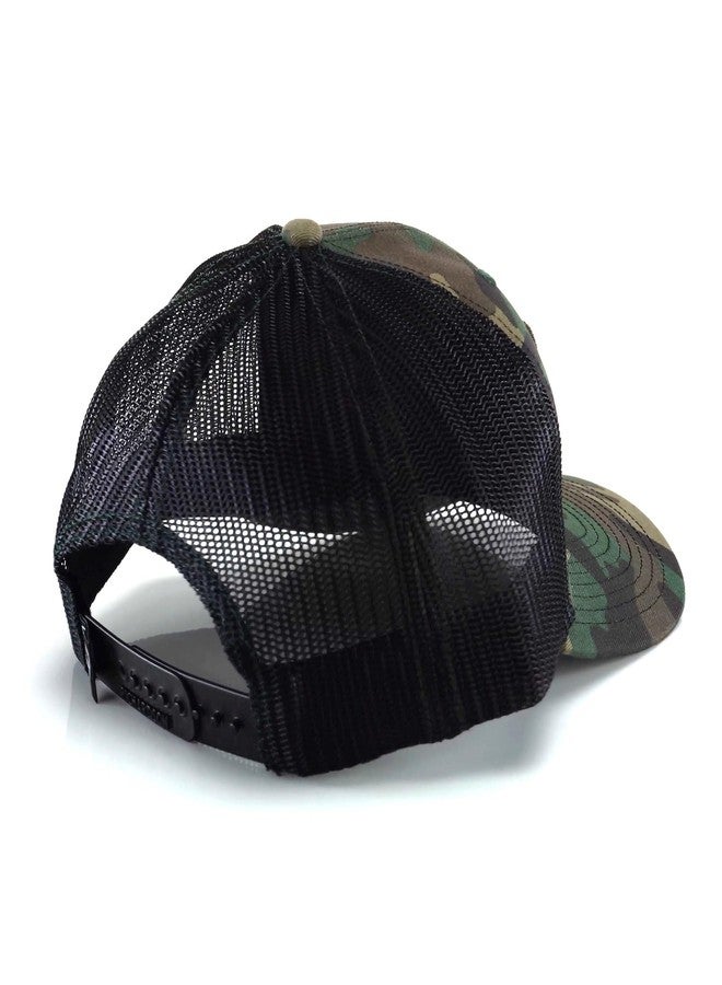 ARIAT Men's Flexfit American Flag Patriot Snapback Baseball Cap, Camo - Image 4