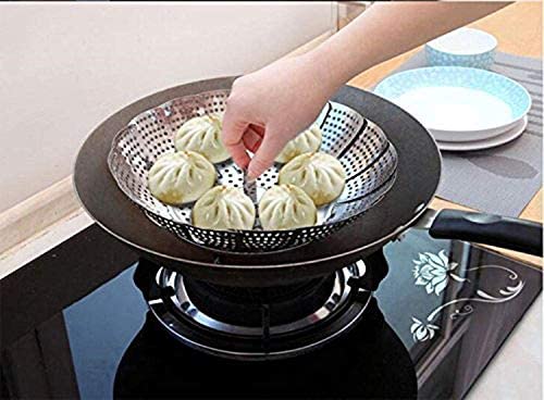 SITCO Stainless Steel Steamer BasketVita SaverMoMo Steamer Silver  - Image 2