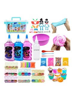 Jourvent DIY Slime Kit for Girls Boys Stress Relief Toy Kids Art Craft Crystal Clear Slime Girls Toys Gifts for Kids Age 6+ Year Old  - Image 1