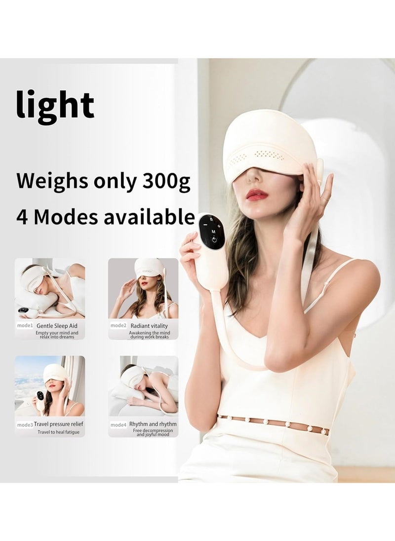 Ru syanl Head Scalp Massager with Heating 3 Zone Graphene Heat 6 Zones Airbag Massage 4 Airbag Modes for Improve Sleep Deep Relaxation Stress Relief  - Image 4
