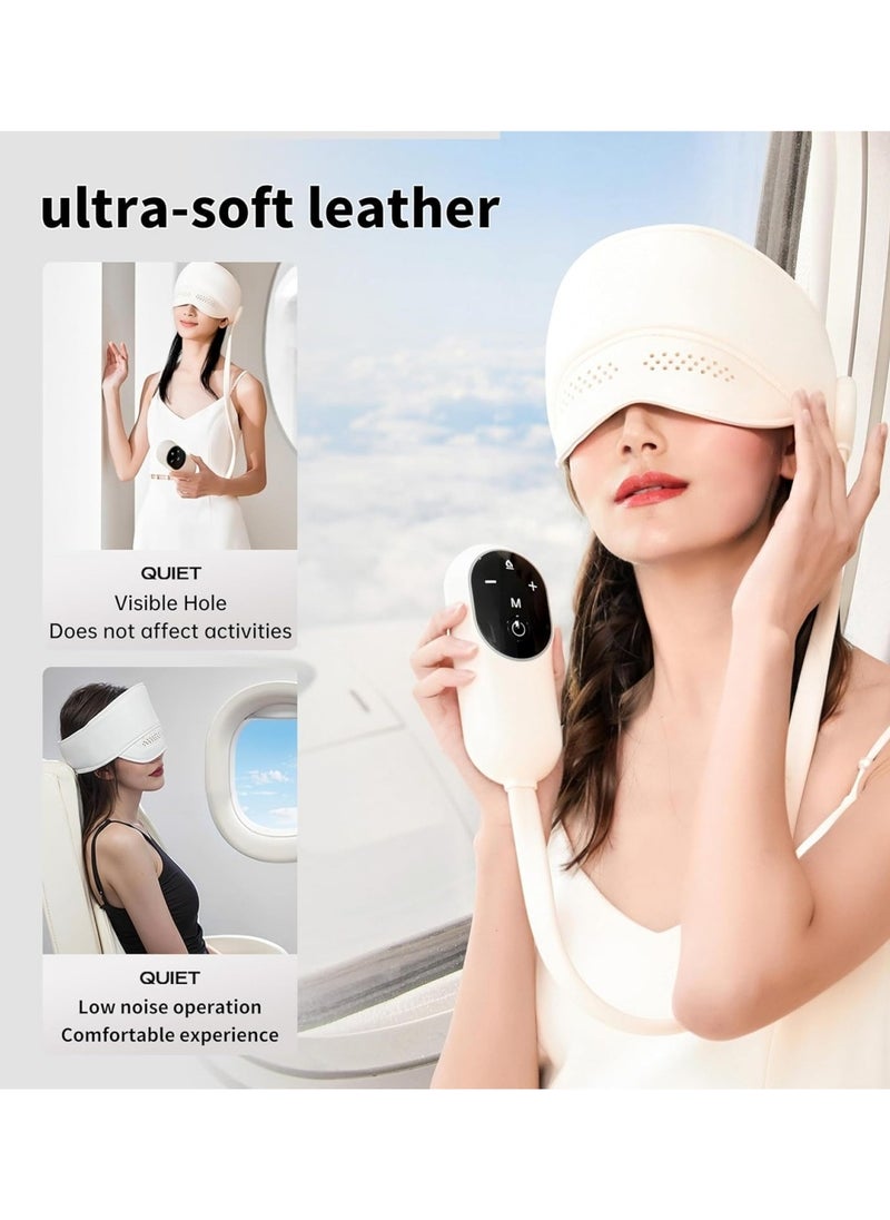 Ru syanl Head Scalp Massager with Heating 3 Zone Graphene Heat 6 Zones Airbag Massage 4 Airbag Modes for Improve Sleep Deep Relaxation Stress Relief  - Image 5