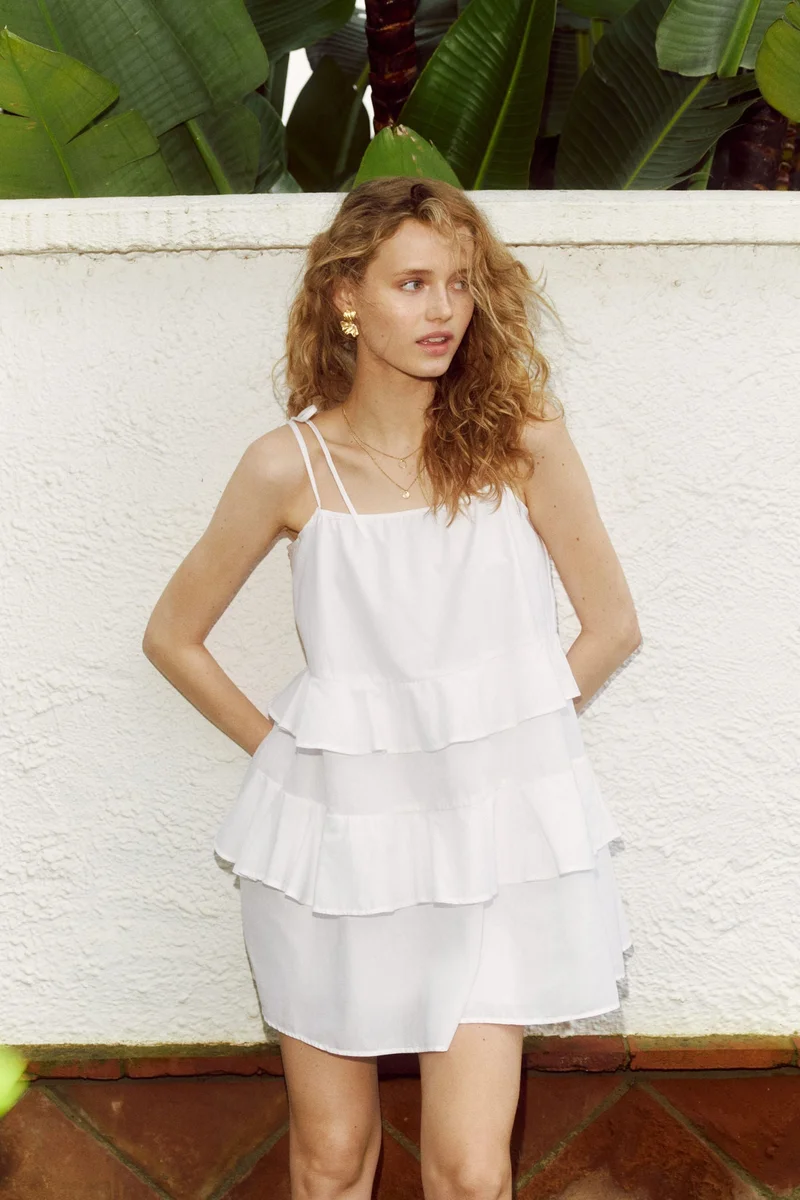 H&M Tie-strap cotton dress