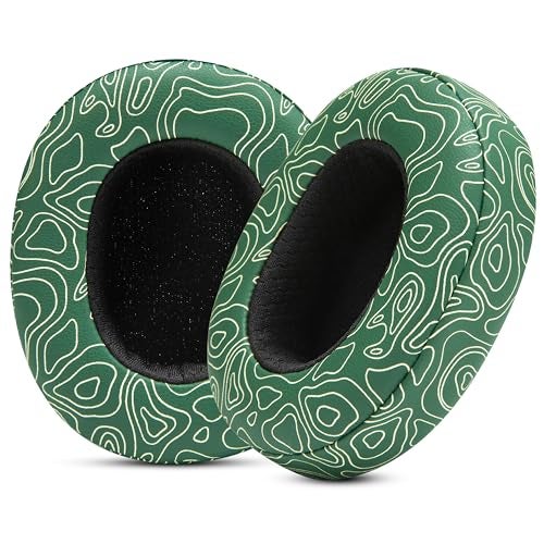WC PadZ Crusher Evo Upgraded Earpads for Skullcandy Crusher Evo Crusher Wireless Hesh ANC More Made by Wicked Cushions Enhanced Comfort Sound Isolation Emerald Tide - Image 1