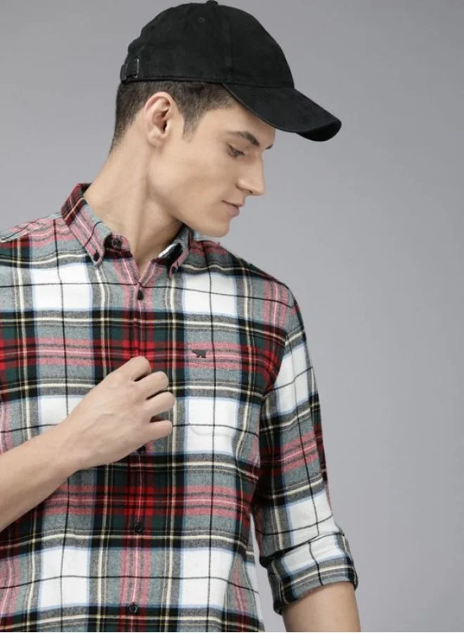 THE BEAR HOUSE Men's Shirt for Casual and Formal Wear | Classic Button-Down Style for Office, Daily Use, Travel, Events & All-Season Outfits | Versatile & Stylish Wardrobe Essential for Every Occasion