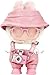 VVQUI Clothes for LABUBU 17cm Doll NO Doll 6Piece Set Hat Overalls Shirt Camera Glasses Shoes Outfit for LABUBU Premium Dolls Accessories for LABUBU Light Pink - Image 2
