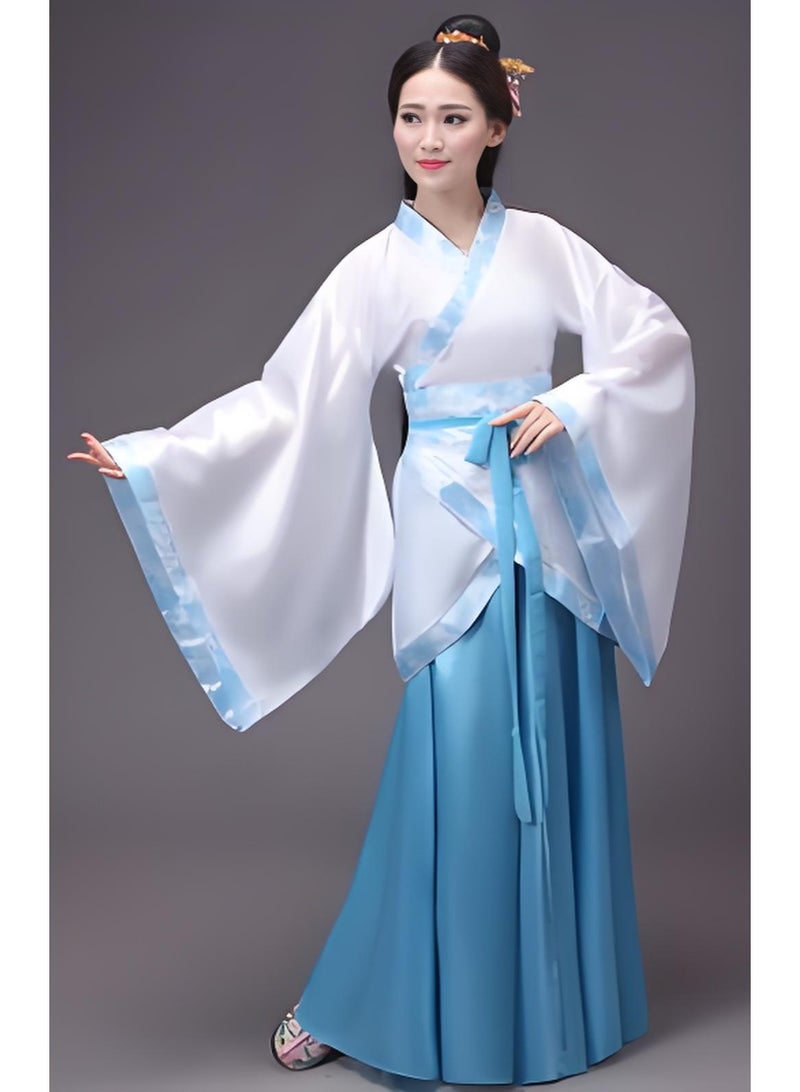 Women's Chinese Traditional Costumes Hanfu Dresses Tang Suit Ancient For Dress Up Stage Show Performances Cosplay