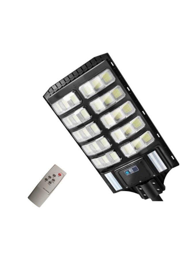 Generic 3600W Street Lights Solar Powered with Motion Sensor, Solar Lights Outdoor Dusk to Dawn, Solar Parking Lot Lights for Commercial with Remote  - Image 1