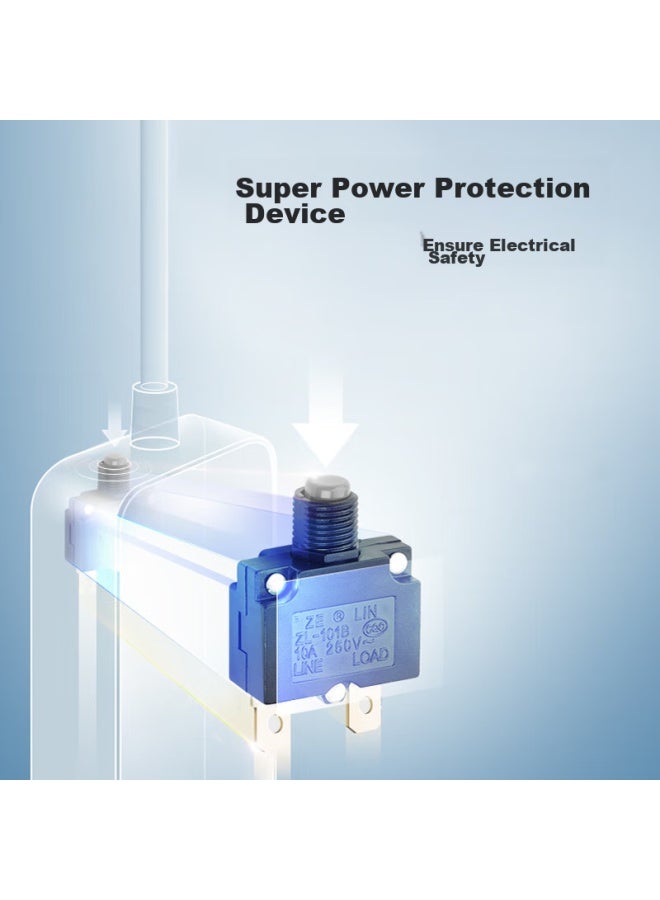 Bull Super Power Protection Power Strip/extension Cord/surge Protector/power Bar/outlet Strip/power Strip For Dormitory And Home Use Gn-b2080 8 Outlets With Master Switch, 5 Meters Long - Image 1