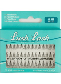 Lush Lash False Eyelashes Mixed Short Medium Long 