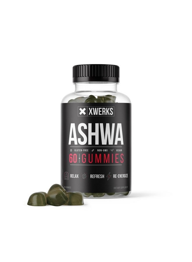 Xwerks Ashwagandha Root Gummies, Extra Strength 1500mg, Natural Supplements for Immunity Support & Strength, Non-GMO Gluten Free and Vegan Gummy Vitamins for Adults, 60CT - Image 1