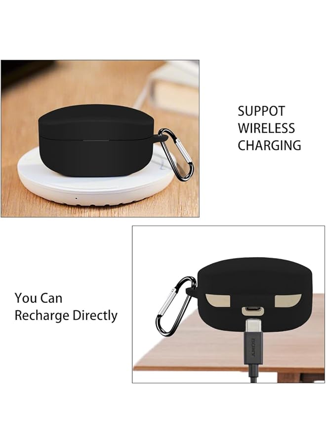 إيروريكس 3 قطع حافظة لسوني Wf 1000Xm5 مع حزام رياضي من السيليكون وحقيبة تخزين مجموعة حافظة واقية من السيليكون الناعم لسوني Wf 1000Xm5 2023 غير أصلية سوني Wf 1000Xm5 بيضاء - Image 4