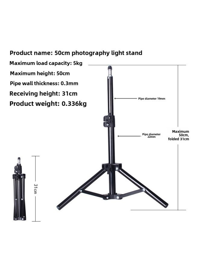 10-inch Fill Light Ring 13-inch Light 18-inch 45cm Touch Remote Control 6-inch Internet Celebrity Live Light LED Light Factory-Specifications:0.5 M Bracket  - Image 1
