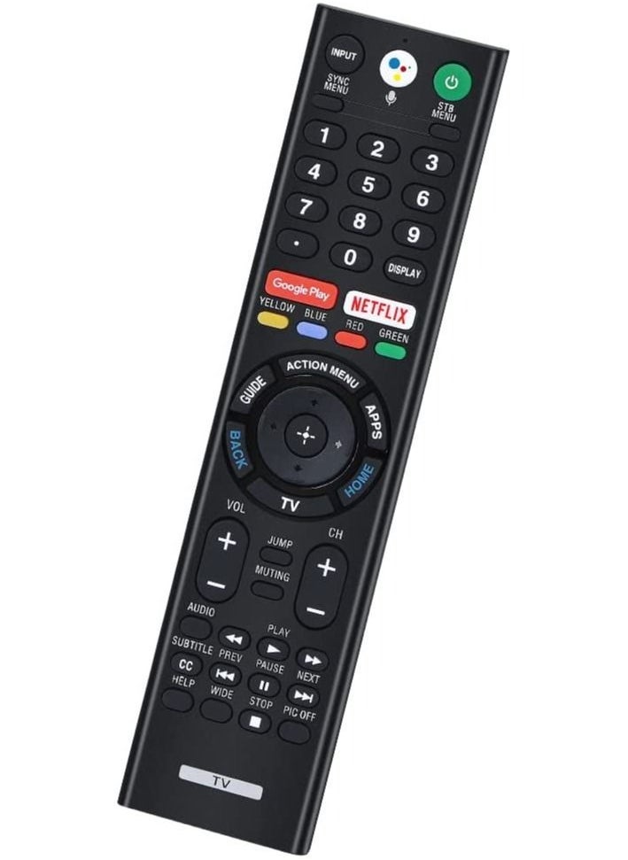 Raxoom Remote for Sony Smart Bravia Remote, Sony Bluetooth Voice Search Mic Remote and Sony Smart Bravia Android TVs, Sony 4K UHD Crystal HDR TV, Sony OLED Ultra HDTV, XBR KDL Series TV, RMF-TX300U - Image 1