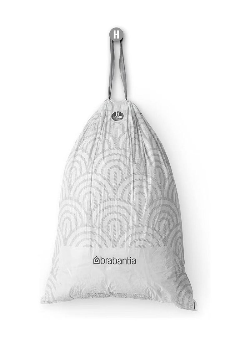 brabantia Perfectfit Code H 50-60 Litre 20 Bin Bags  - Image 4
