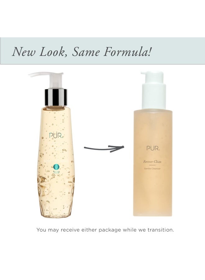 Pur PÜR MINERALS Forever Clean Gentle Facial Cleanser, Sulfate-Free Makeup Remover, Vegan-Friendly Formula, Green Tea, Aloe Vera - Image 3