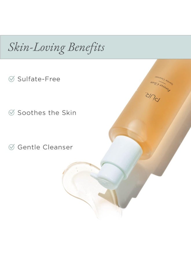 Pur PÜR MINERALS Forever Clean Gentle Facial Cleanser, Sulfate-Free Makeup Remover, Vegan-Friendly Formula, Green Tea, Aloe Vera - Image 4