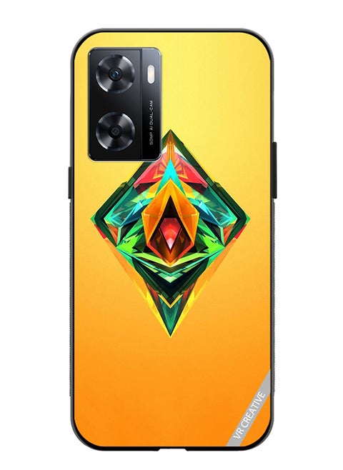 Protective Case Cover For Oppo A57/A77s Ethereum Design Multicolour