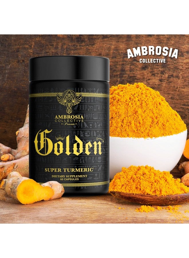 Ambrosia Golden Super Turmeric ; Bioavailable Curcumin ; Support Healthy Gut & Brain Health ; Joint Support ; 765Mg Of Active Curcuminoids ; 60 Veggie Capsules (30 Day Supply) - Image 4