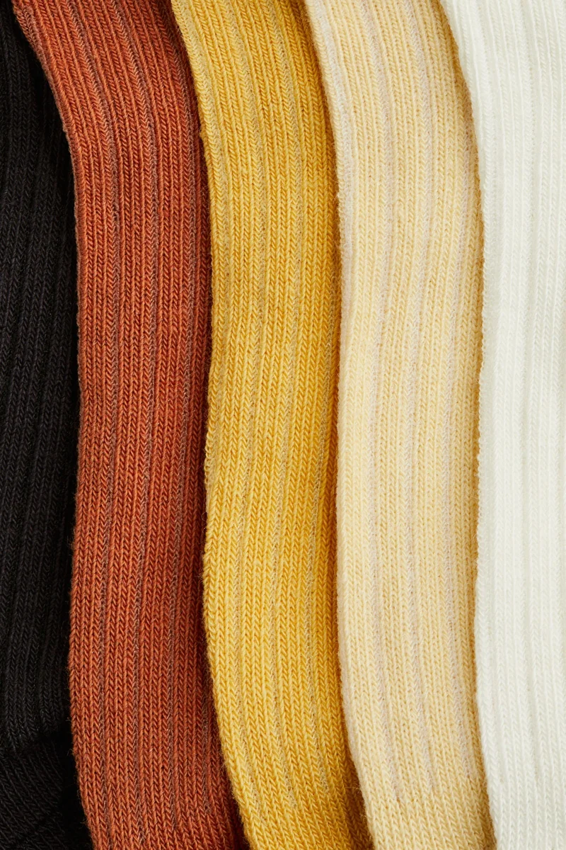 H&M 5-pack rib-knit trainer socks