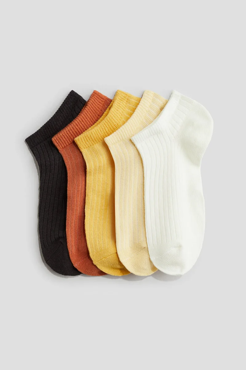 H&M 5-pack rib-knit trainer socks