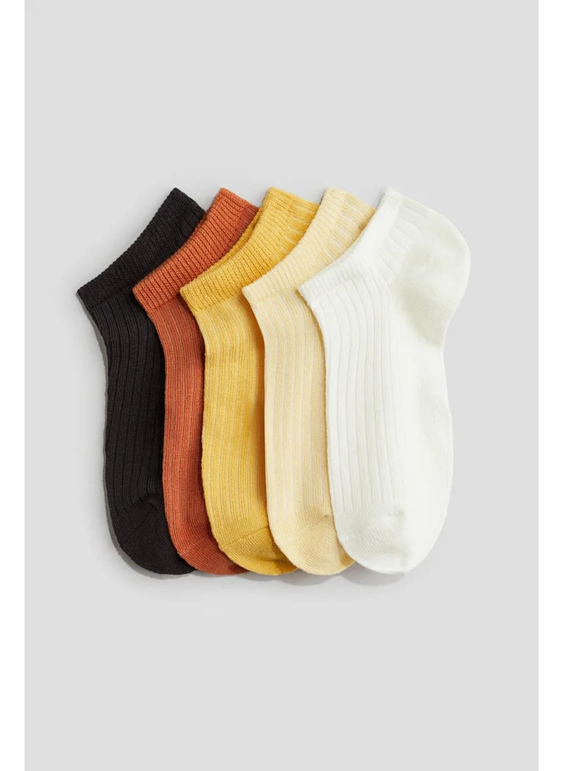 H&M 5-pack rib-knit trainer socks