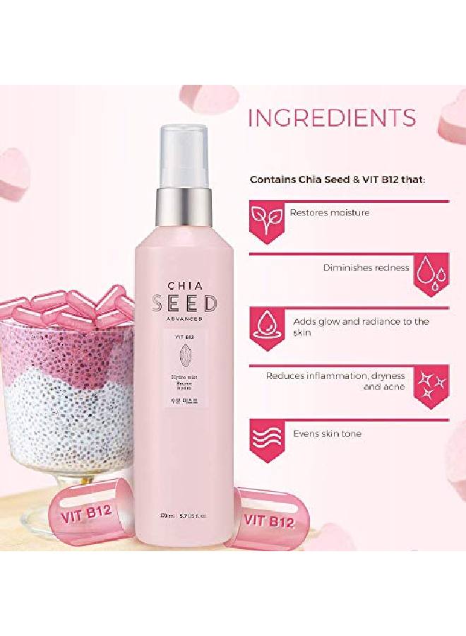 THEFACESHOP رذاذ مرطب هيدرو من ذا فيس شوب بزيت شيا؛ رذاذ مائي مهدئ لطيف مع ترطيب فوري وتهدئة للبشرة المتهيجة؛ مصمم لرعاية مكثفة ومحسنة ومرطبة 55 أونصة سائلة - Image 4