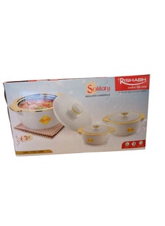 Set of 3 Inner Stainless Steel Hotpot (1000 ml, 1500 ml, 2000 ml) Light White/Gold - pzsku/Z84E15BEC0D6E16276F73Z/45/_/1708958213/876bbaf6-f3d6-4367-8fe8-dc3f43212db5