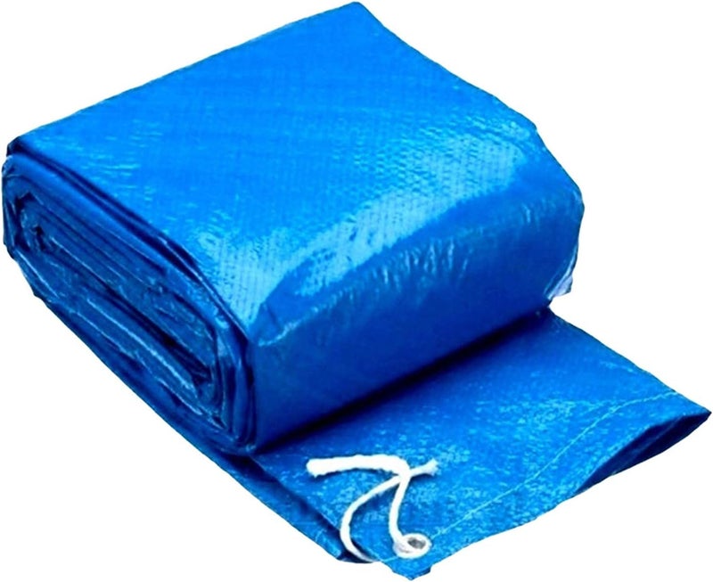 غطاء حمام سباحة مستطيل، غطاء حمام سباحة بإطار، غطاء حمام سباحة مقاوم للمطر والغبار (102 بوصة × 63 بوصة) (87 بوصة × 59 بوصة) - Image 3