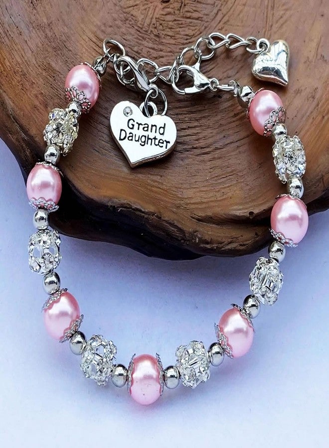 DOLON Pink Color Gift for Granddaughter Bracelet Jewelry - Image 2