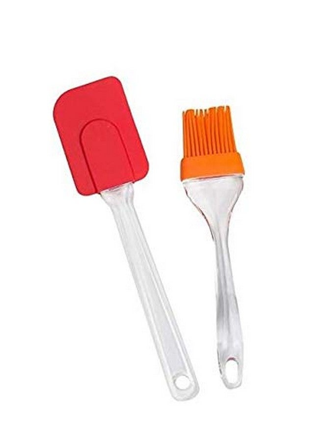 Perfect Pricee Non-Stick Microwave Oven Safe Plastic Baking Tray, 6 Nonstick Silicone Cupcake Muffin Molds with Oiling Pastry Brush, Kitchen Bakeware Tool Combo Set - Image 4