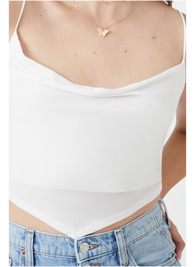 FOREVER 21 - Cropped Cowl Cami - Image 1