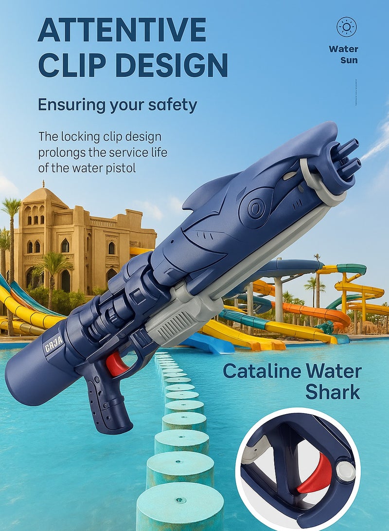 Water Gun Toy for Kids,Realistic Water Blasters Model That Absorbs Water Automatically,Water Battle Game Toy Gun--Purple - Image 2