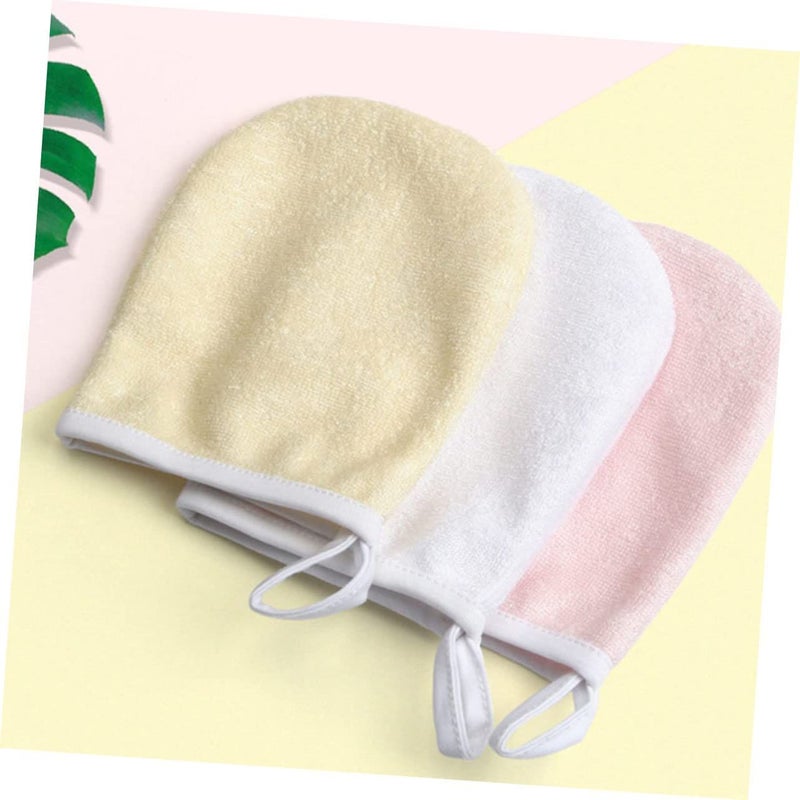 6 Pcs Reusable Fiber Makeup Removal Pads Gentle Face Wash Random Color - Image 5