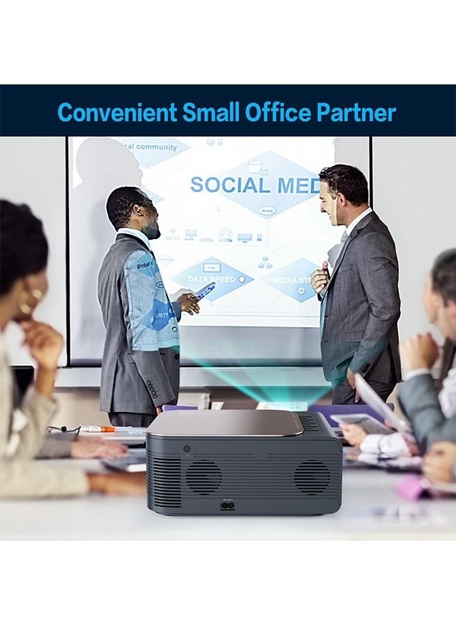 Generic - Portable Projector Support 8K Video  Native 1080P Full HD - Home Theater - 320 ANSI Lumens - Compatible with TV  Pad Laptop - Image 1