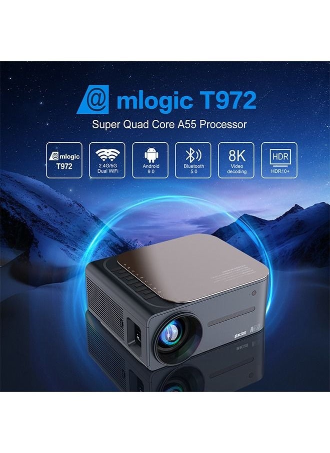 Generic - Portable Projector Support 8K Video  Native 1080P Full HD - Home Theater - 320 ANSI Lumens - Compatible with TV  Pad Laptop - Image 1