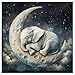 PPuzzling Elephant Moon Puzzles for Adults 1000 Pieces Vintage Sleeping Elephants Jigsaw Puzzles Fantasy Space Animal Challenging Puzzle - Image 4