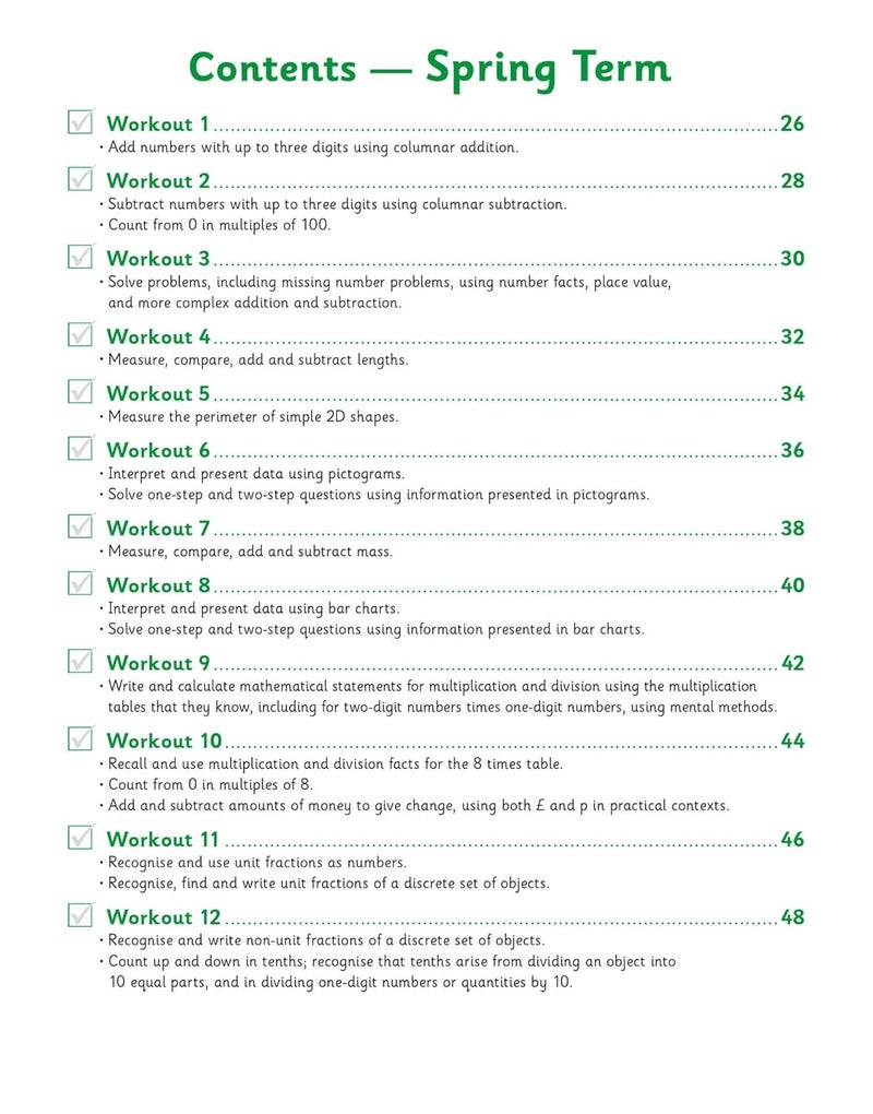 KS2 Maths 10-Minute Weekly Workouts - Year 3 - Image 4
