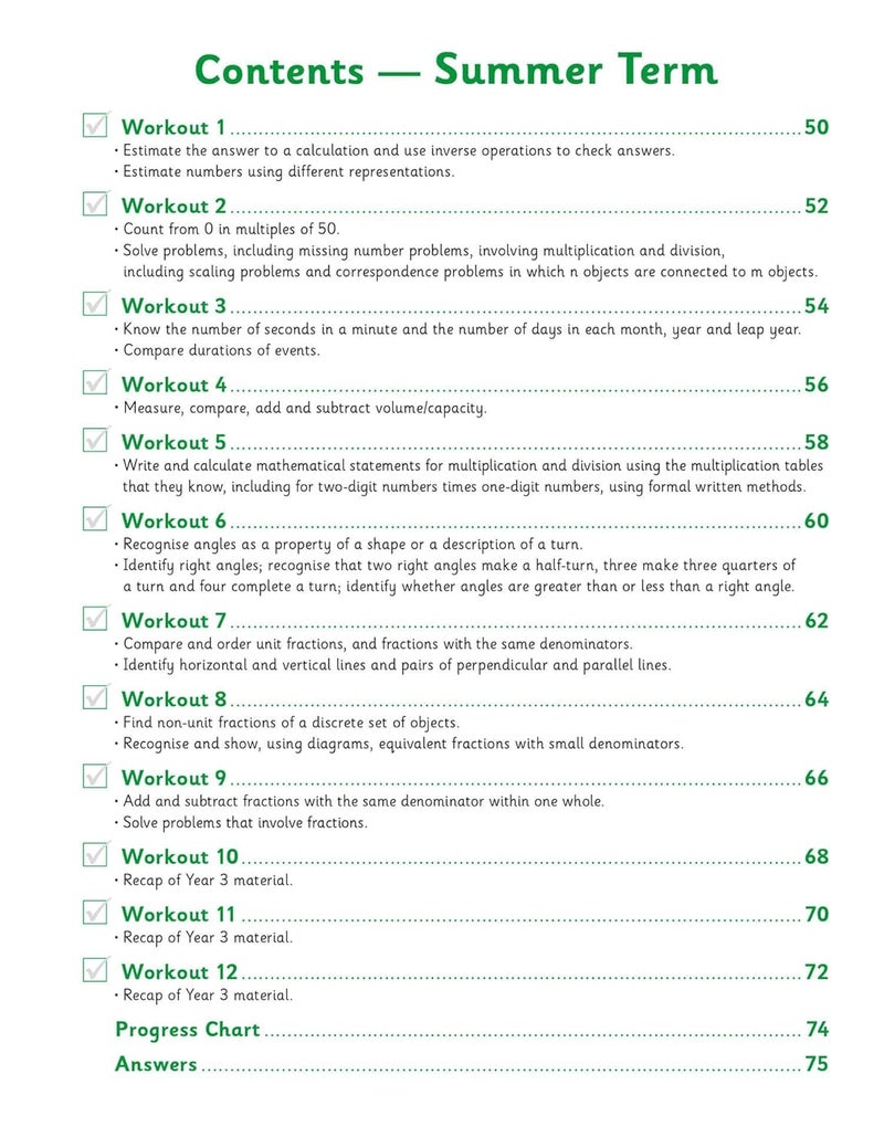 KS2 Maths 10-Minute Weekly Workouts - Year 3 - Image 5
