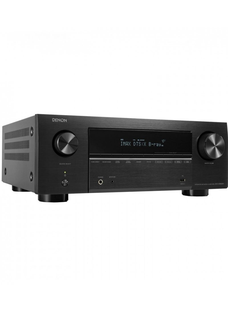 DENON - Denon AVC-X3800H 9.4-Ch Receiver - 8K UHD Home Theater AVR (105W X 9) Built-in Bluetooth, Wi-Fi & Multi-Room Streaming, Dolby Atmos, DTS:X Pro, IMAX Enhanced & Auro 3D, black - Image 1