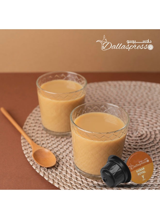 Dallaspresso Royal Karak Capsules – Saffron Chai Latte, Dolce Gusto Compatible, 48 Capsules ,Pack of 6 - Image 3