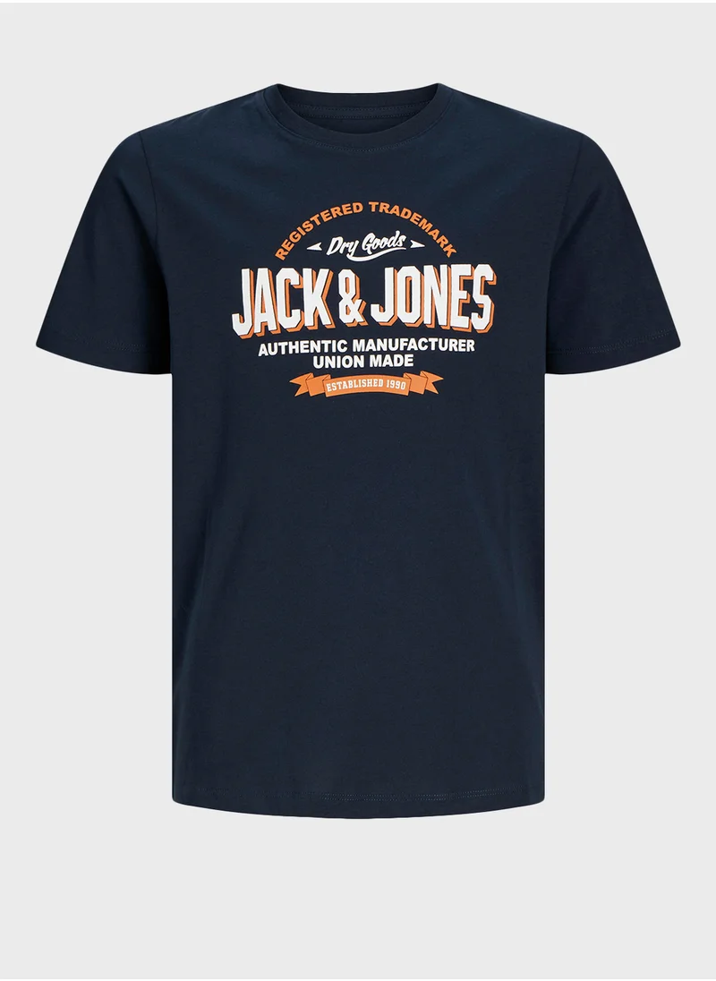 Jack & Jones Junior Youth Logo T-Shirt