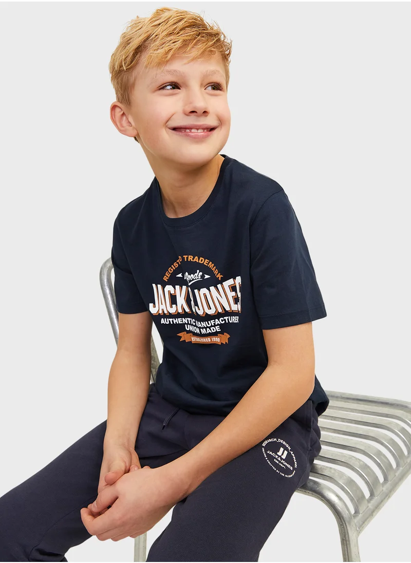 Jack & Jones Junior Youth Logo T-Shirt