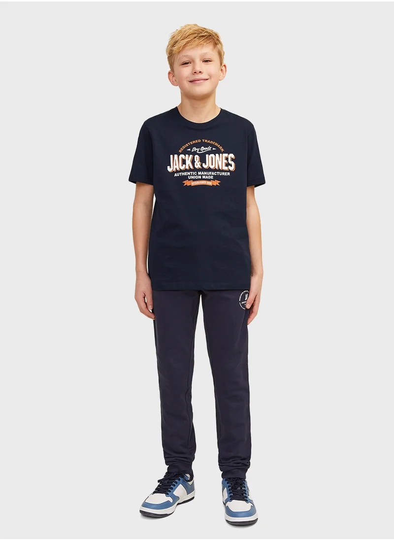 Jack & Jones Junior Youth Logo T-Shirt