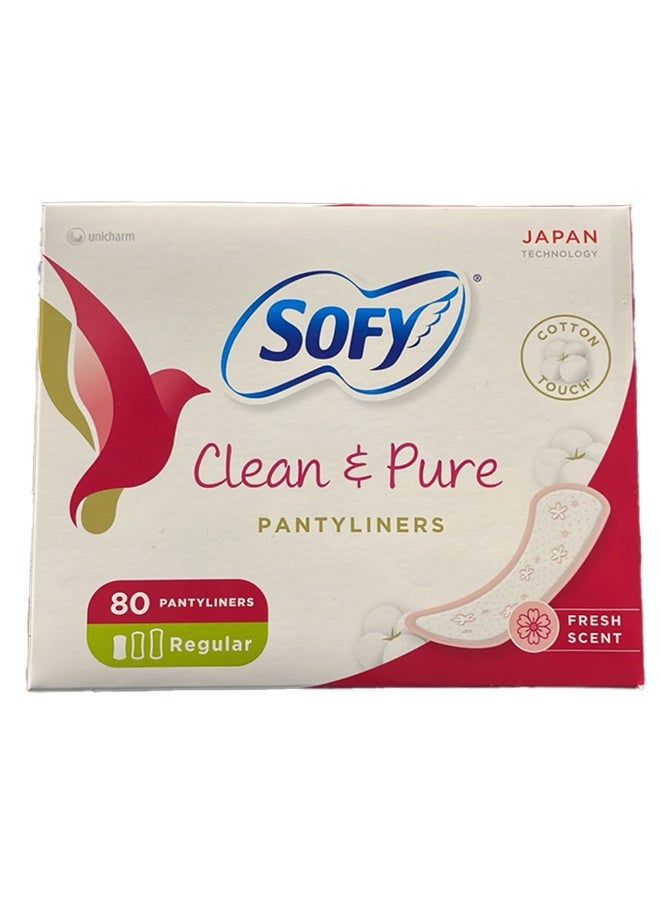 صوفي سوفي - فوط يومية كلين اند بيور - منعش - 80 فوطة - Image 2