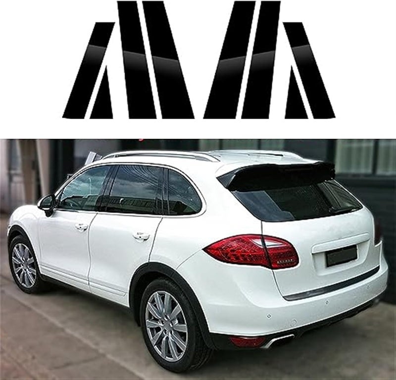 Wivplex Glossy Black Window Trim Cover for Porsche Cayenne - Image 3