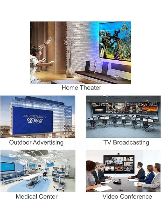 كابل HDMI 8K – طول 1.5 متر، سرعة فائقة 48Gbps – يدعم 8K@60Hz و4K@120Hz وDolby Vision وHDR - Image 4