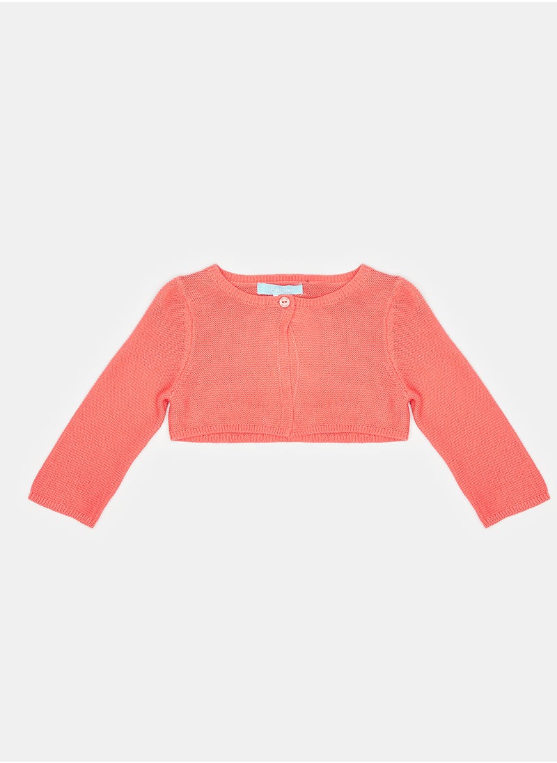 Okaidi OBaiBi By Okaidi Baby Girls Cardigan  - Image 1