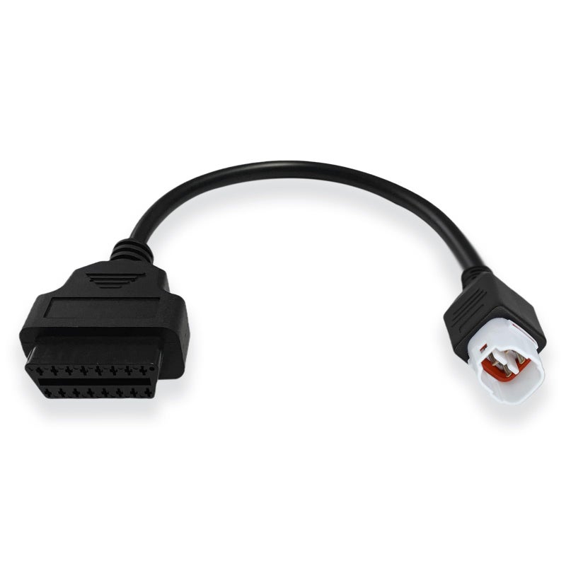 PARANNIC OBD2 Adapter Cable 4 Pin for YaMaha Motorcycle 4 Pin to 16 Pin Connector Fit for YaMaha Bike Compatible with ELM327 and Other Scanner and Diagnostic Tool