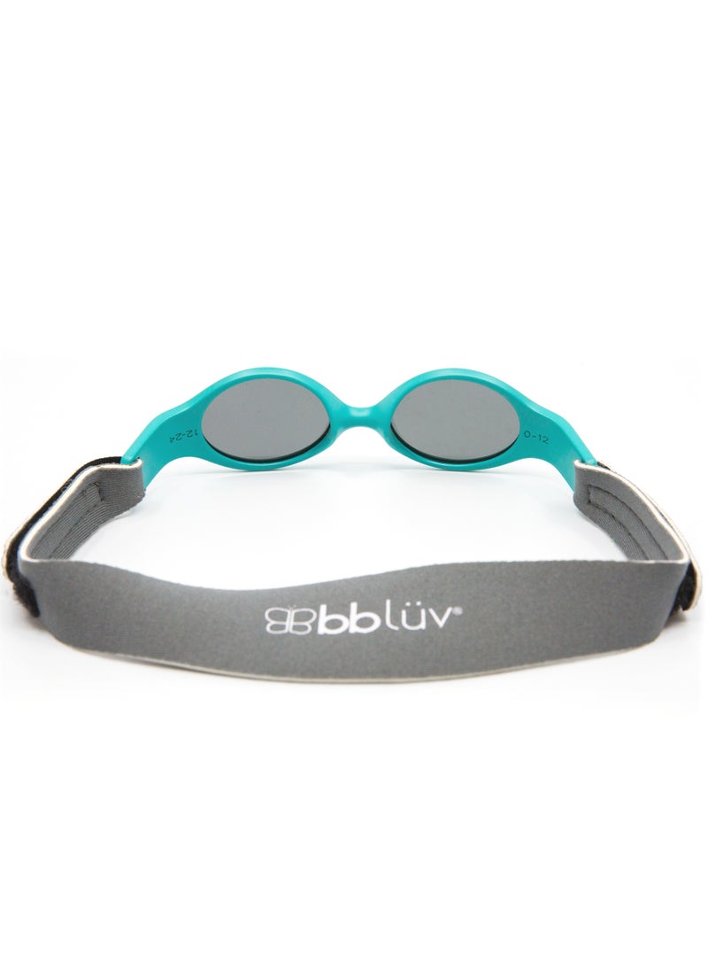 bbluv Sölar Mini - Unbreakable Baby & Toddler Sunglasses | 100% UV Protection | Flexible & Lightweight Frame | Adjustable Soft Strap | Safe, Durable & Stylish | Ages 0-2 Years  - Image 1