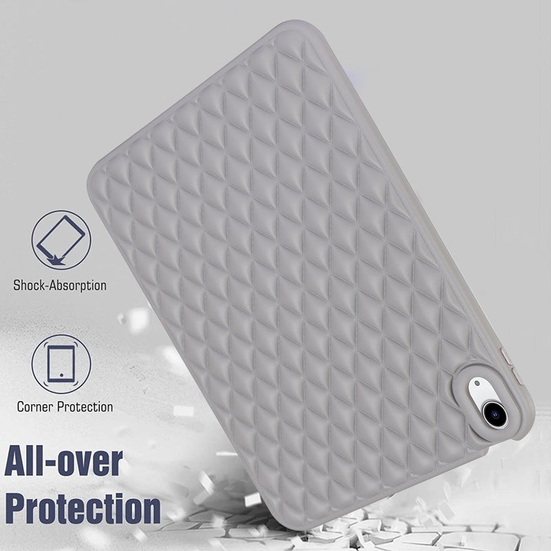 إيروريكس جراب تابلت من البولي يوريثان الحراري المعيني الشكل لجهاز iPad Air 5 10.9 / Air 4 (رمادي) - Image 3